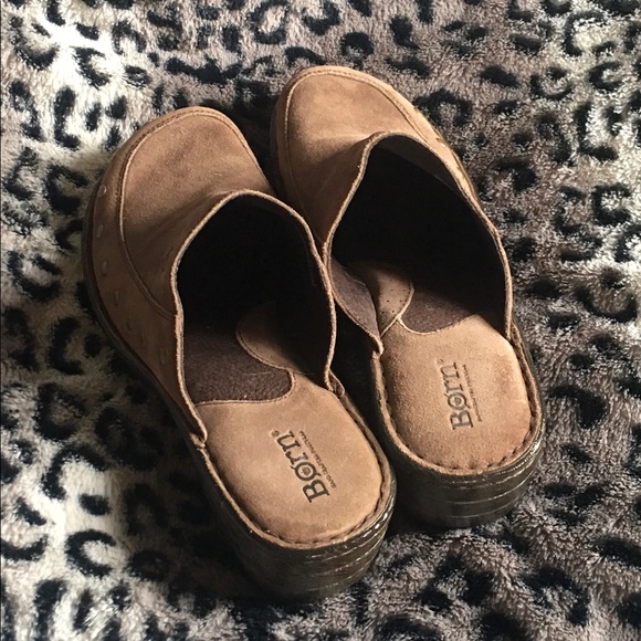 Born tan leather slip ins. Sz. 10/42. Exc. condt - Picture 3 of 8